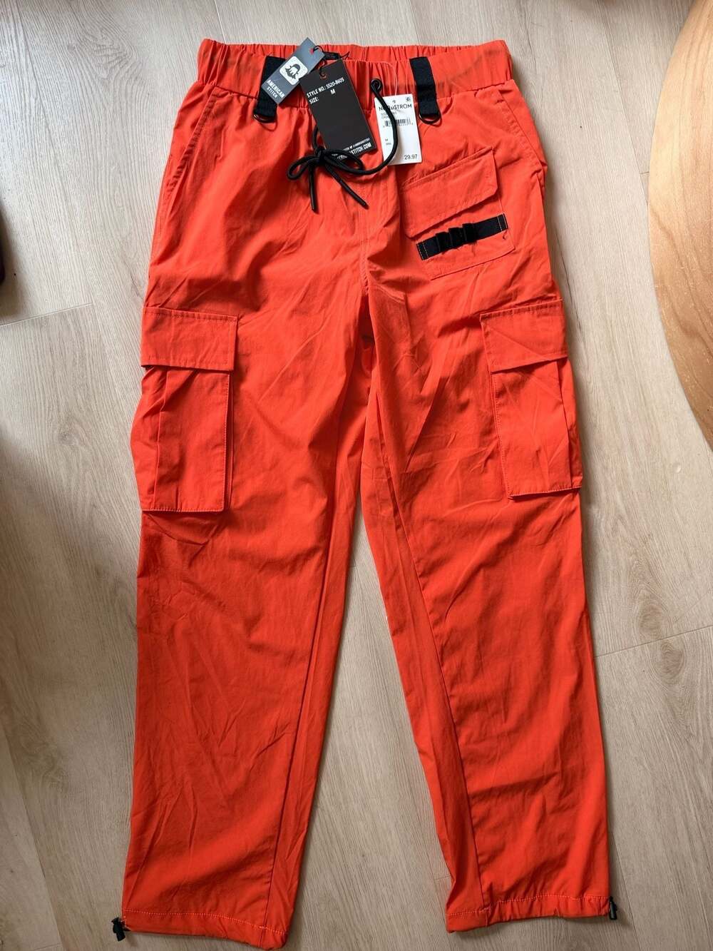 American Stitch Orange Utility Cargo Pants Size M